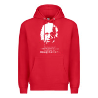 Red albert einstein quote1 Premium Hoodie - linhVisuals