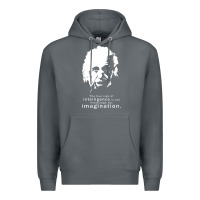 Rock albert einstein quote1 Premium Hoodie - linhVisuals