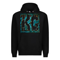 Black king gizzard Premium Hoodie - linhVisuals