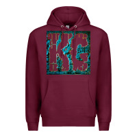 Burgundy king gizzard Premium Hoodie - linhVisuals