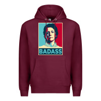 Burgundy carol peletier badass the walking dead Premium Hoodie - linhVisuals