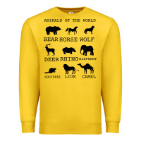 Lemon Anımals Of The World Premium Sweatshirt - Bettercallsaul