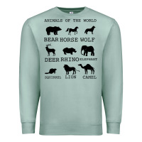 Seafoam Anımals Of The World Premium Sweatshirt - Bettercallsaul