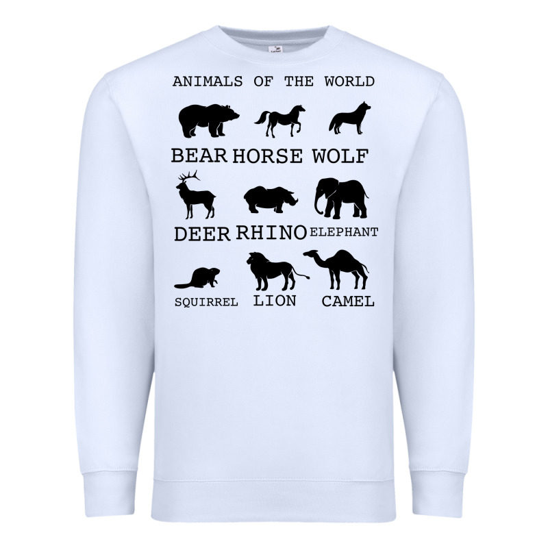 Anımals Of The World Premium Sweatshirt by Bettercallsaul | Teevron