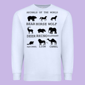 Anımals Of The World Premium Sweatshirt Designed By Bettercallsaul