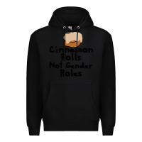 Black cinnamon rolls not gender roles Premium Hoodie - linhVisuals