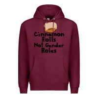 Burgundy cinnamon rolls not gender roles Premium Hoodie - linhVisuals