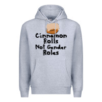 Heather Grey cinnamon rolls not gender roles Premium Hoodie - linhVisuals