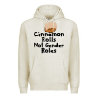 Oatmeal Heather cinnamon rolls not gender roles Premium Hoodie - linhVisuals