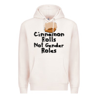 Pale Pink cinnamon rolls not gender roles Premium Hoodie - linhVisuals