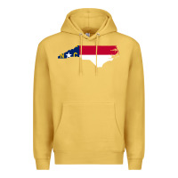 Antique Gold flag north carolina tshirt Premium Hoodie - linhVisuals