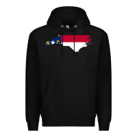 Black flag north carolina tshirt Premium Hoodie - linhVisuals