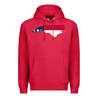 Cardinal flag north carolina tshirt Premium Hoodie - linhVisuals
