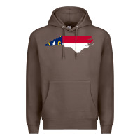 Coffee flag north carolina tshirt Premium Hoodie - linhVisuals