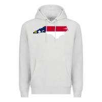 Dove Grey flag north carolina tshirt Premium Hoodie - linhVisuals