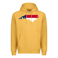 Mustard flag north carolina tshirt Premium Hoodie - linhVisuals