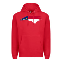 Red flag north carolina tshirt Premium Hoodie - linhVisuals