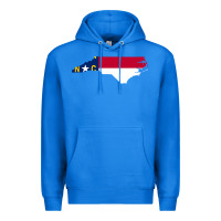 True Royal flag north carolina tshirt Premium Hoodie - linhVisuals