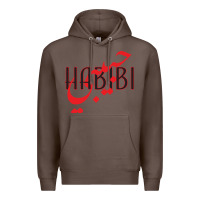 Coffee yallah habibi Premium Hoodie - linhVisuals