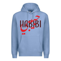 Colony Blue yallah habibi Premium Hoodie - linhVisuals
