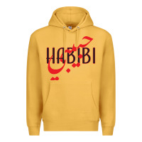 Mustard yallah habibi Premium Hoodie - linhVisuals
