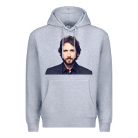 Heather Grey JOSH GROBAN Premium Hoodie - linhVisuals