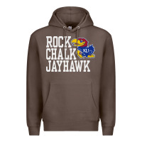 Coffee rock chalk jayhawk ku tshirt Premium Hoodie - linhVisuals