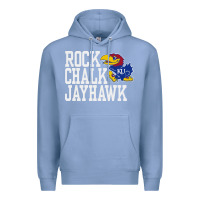 Colony Blue rock chalk jayhawk ku tshirt Premium Hoodie - linhVisuals