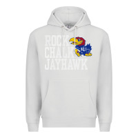 Dove Grey rock chalk jayhawk ku tshirt Premium Hoodie - linhVisuals