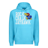 Ocean Blue rock chalk jayhawk ku tshirt Premium Hoodie - linhVisuals