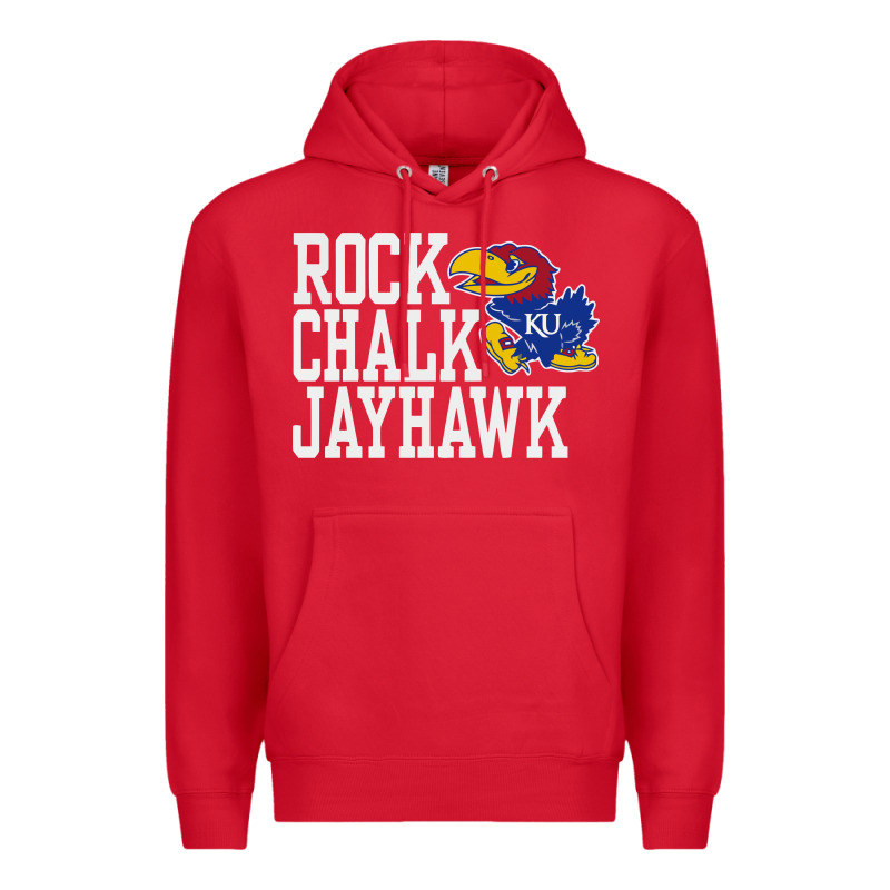 Rock Chalk Jayhawk Ku Tshirt Premium Hoodie by linhVisuals | Teevron