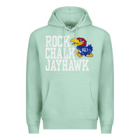 Seafoam rock chalk jayhawk ku tshirt Premium Hoodie - linhVisuals