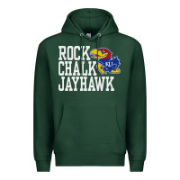 Sports Green rock chalk jayhawk ku tshirt Premium Hoodie - linhVisuals