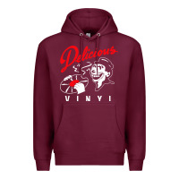 Burgundy delicious vinyl Premium Hoodie - linhVisuals