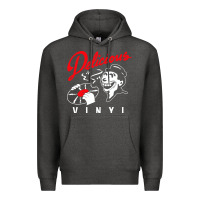 Charcoal Heather delicious vinyl Premium Hoodie - linhVisuals