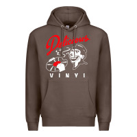 Coffee delicious vinyl Premium Hoodie - linhVisuals