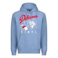 Colony Blue delicious vinyl Premium Hoodie - linhVisuals