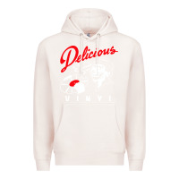 Pale Pink delicious vinyl Premium Hoodie - linhVisuals