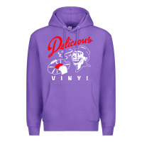 Purple delicious vinyl Premium Hoodie - linhVisuals