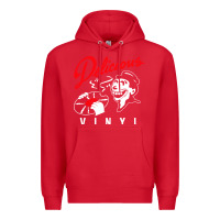 Red delicious vinyl Premium Hoodie - linhVisuals