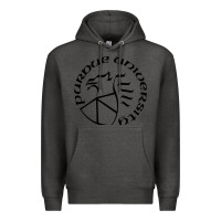Charcoal Heather Purdue University seal apparel Premium Hoodie - linhVisuals