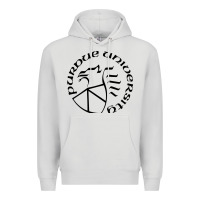 Dove Grey Purdue University seal apparel Premium Hoodie - linhVisuals