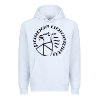 White Purdue University seal apparel Premium Hoodie - linhVisuals