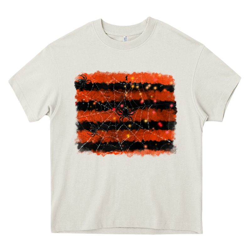 Halloween Spider Backround Heavy Core Tee by RanaPortraitStore | Teevron