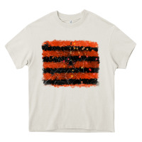 Cream halloween spider backround Heavy Core Tee - RanaPortraitStore