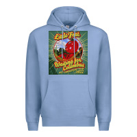 Colony Blue waiting for columbus - little feat Premium Hoodie - linhVisuals