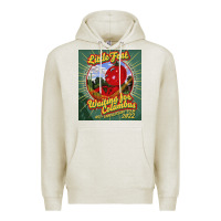 Oatmeal Heather waiting for columbus - little feat Premium Hoodie - linhVisuals
