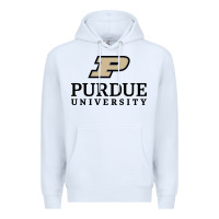 White Purdue University, Apparel Premium Hoodie - linhVisuals
