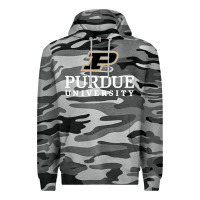Slate Camo Purdue University, Apparel Premium Hoodie - linhVisuals