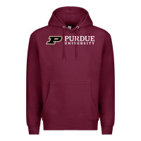 Burgundy Purdue University, Apparel Premium Hoodie - linhVisuals